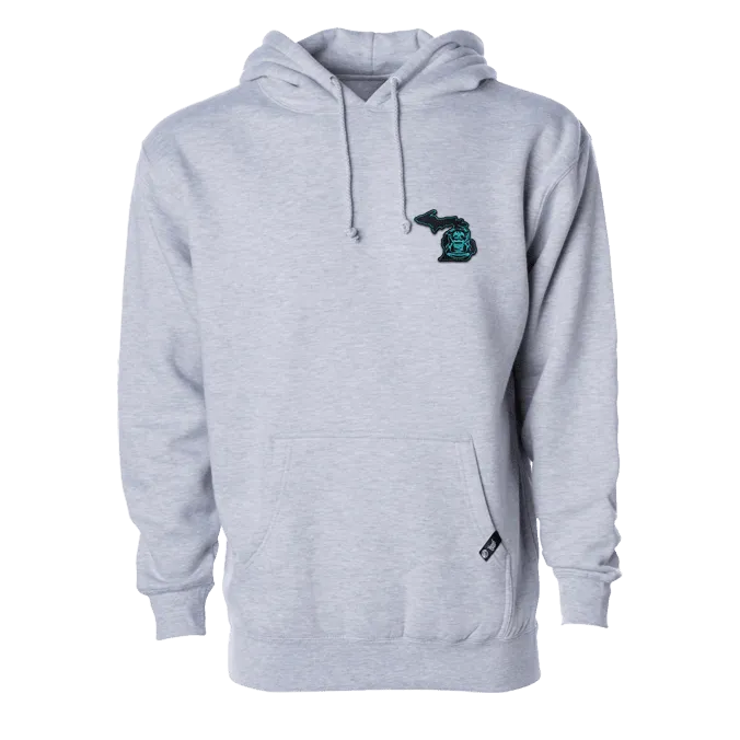 Michigan Turquoise Hoodie