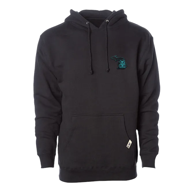 Michigan Turquoise Hoodie