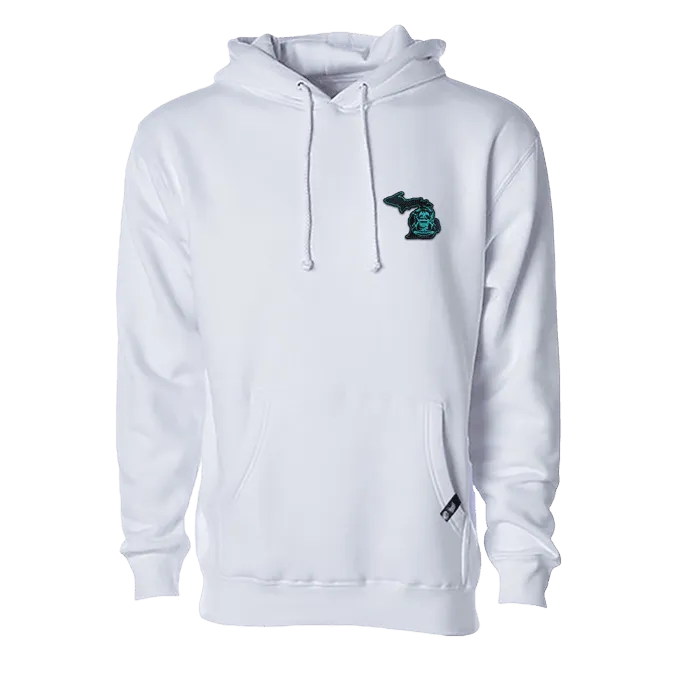 Michigan Turquoise Hoodie