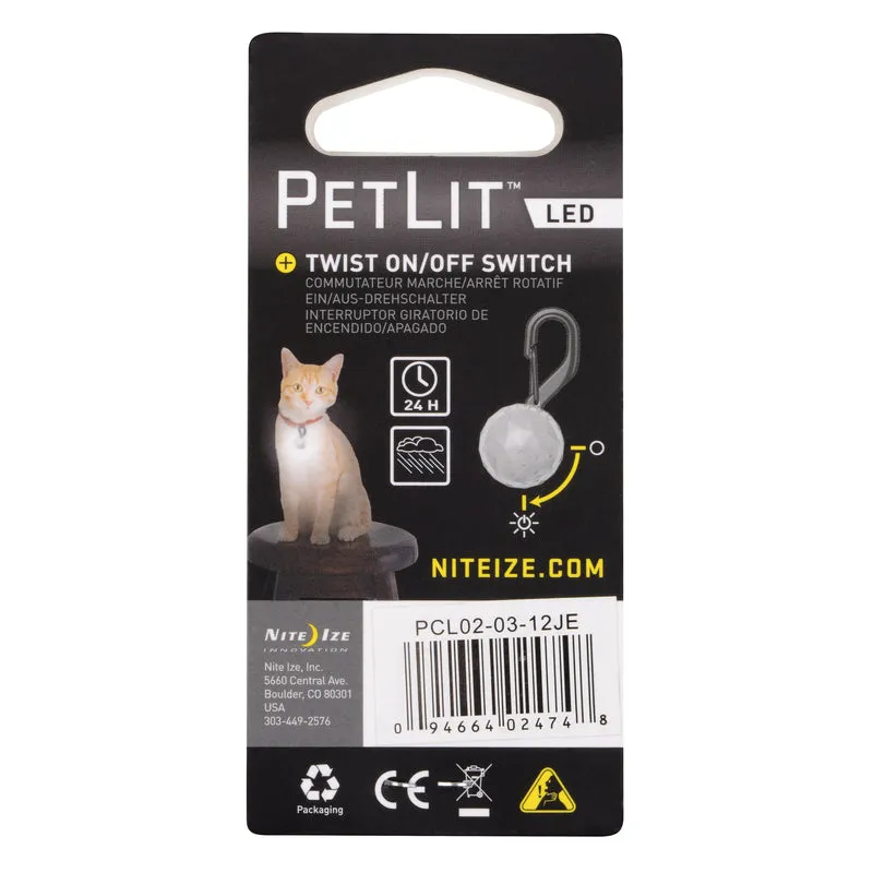 Nite Ize PetLit Pink Plastic PetLit Ball and Collar Light