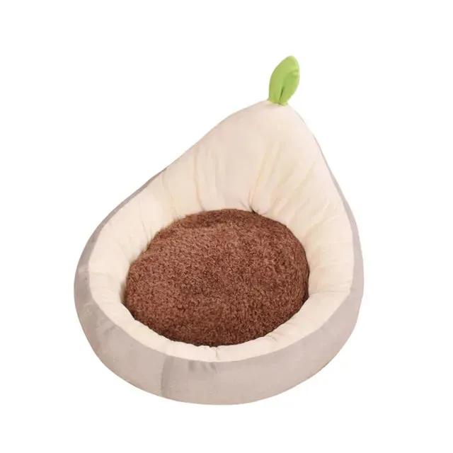 PetAffairs Cartoon Avocado Shape Pet Bed