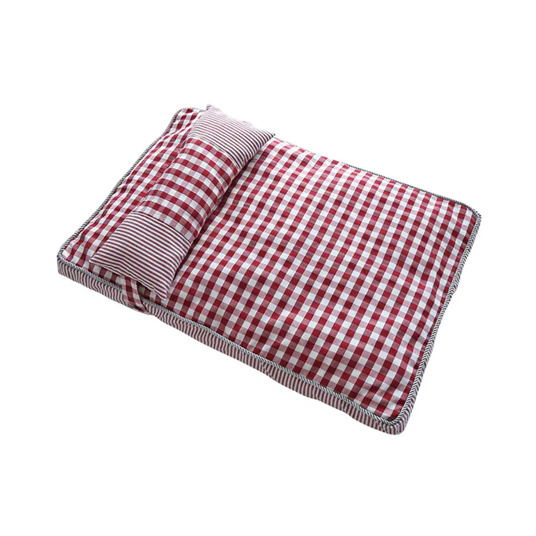 PetAffairs Cotton Dog Mat Soft, Washable Bed for Pet