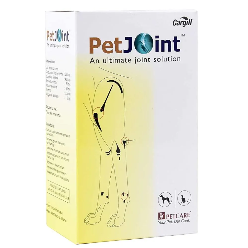 Petcare Pet Joint Supplement Tablets for Dogs