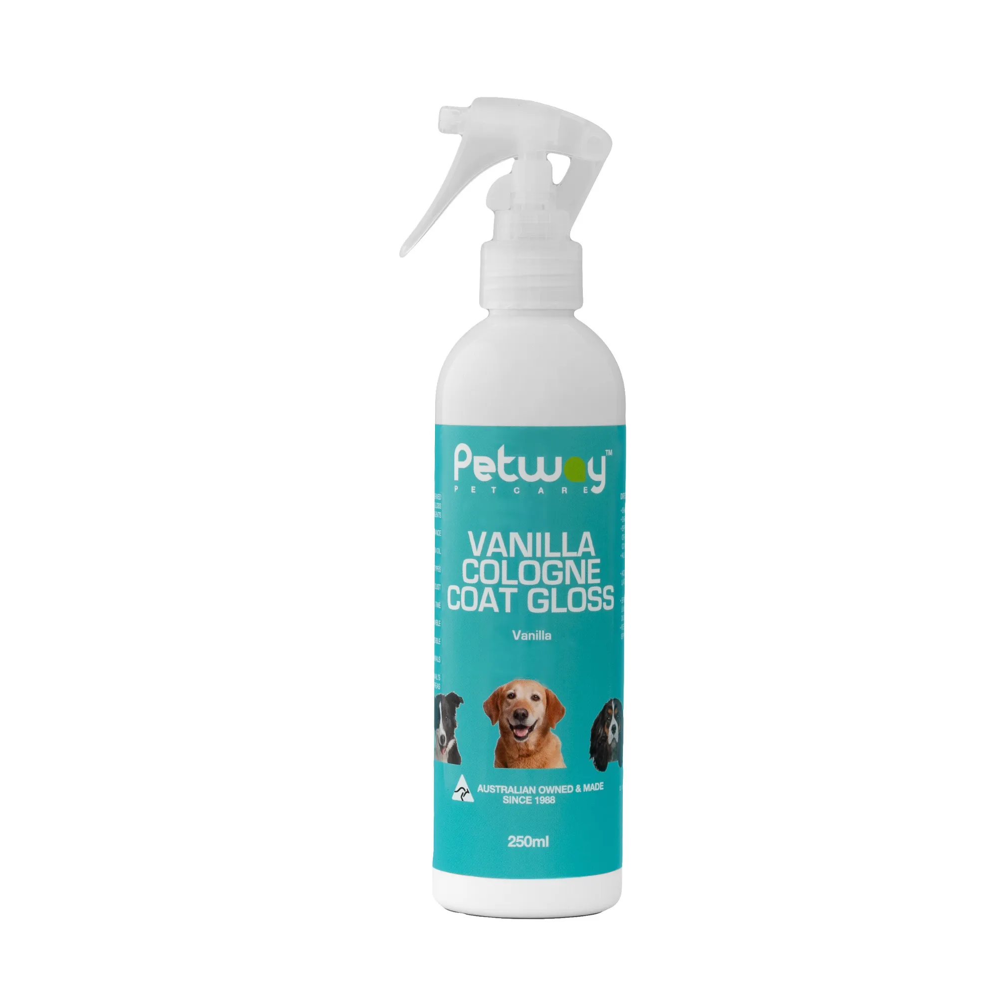 Petway Petcare Vanilla Cologne Dog Coat Gloss 250ml