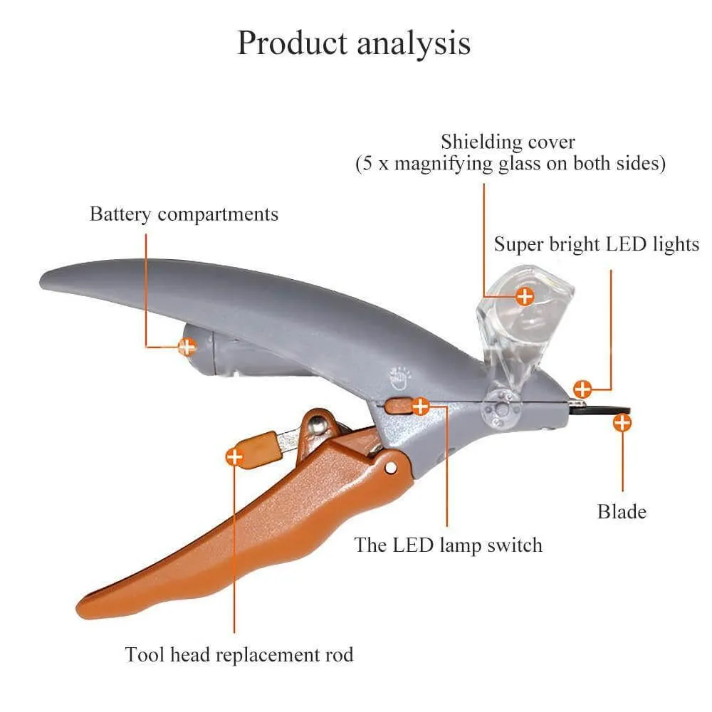 Professional Pet LED Nail Trimmer