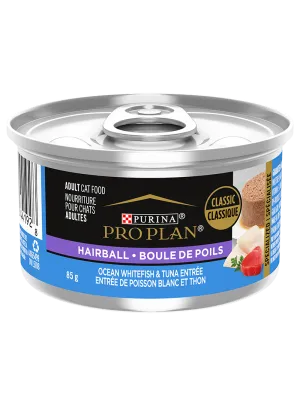 ProPlan Cat Hairball Ocean Whitefish & Tuna Entrée 3oz