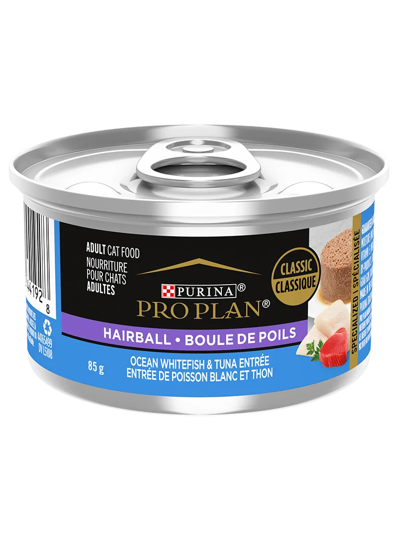 ProPlan Cat Hairball Ocean Whitefish & Tuna Entrée 3oz