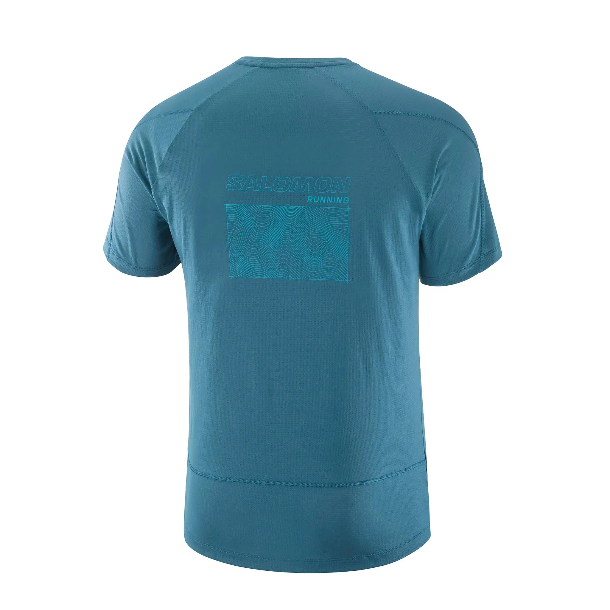 Salomon | Men's Cross Run GFX Short Sleeve T-Shirt - Deep Dive