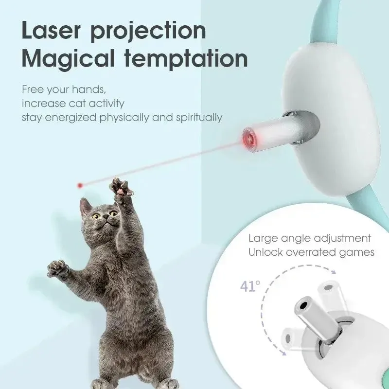 Smart Laser Tease Cat Collar-USB Charging