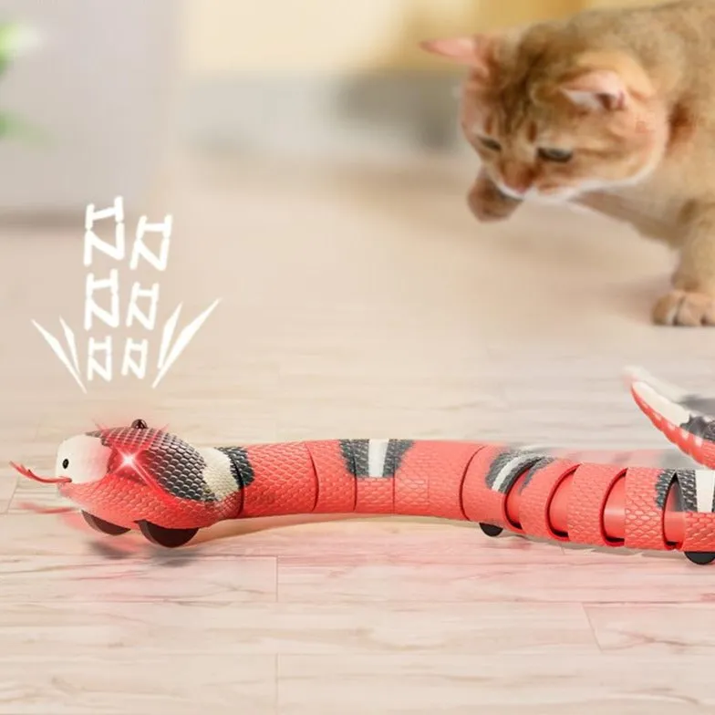 Smart Sensing Snake Interactive Cat Toy