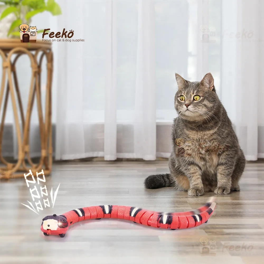 Smart Sensing Snake Interactive Cat Toy