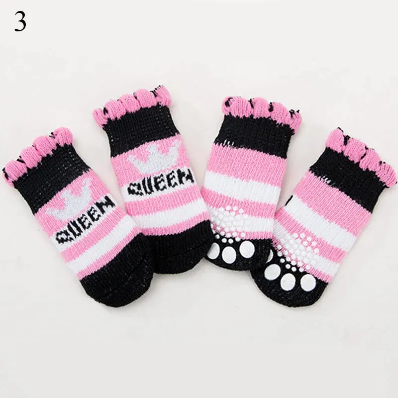 Socks for dogs 4pcs Anti Slip