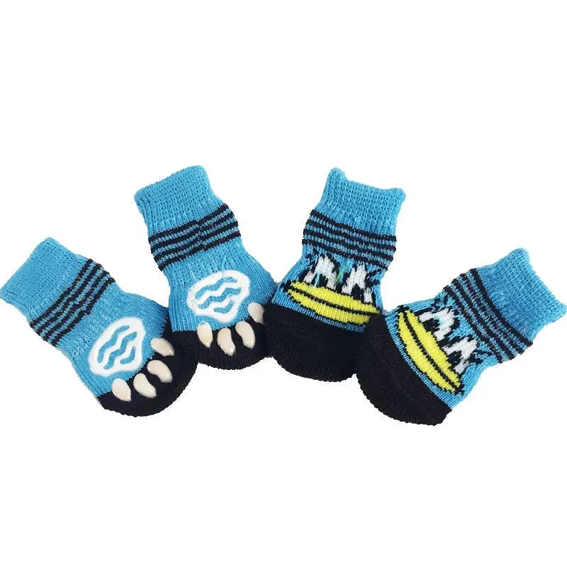 Socks for dogs 4pcs Anti Slip