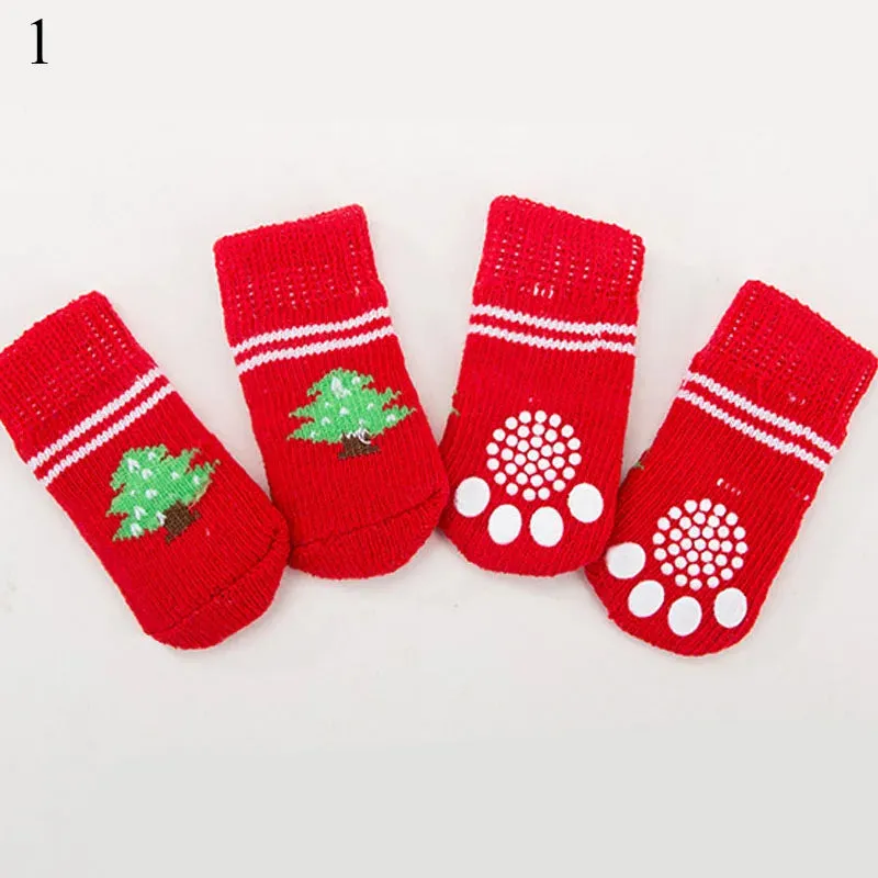 Socks for dogs 4pcs Anti Slip