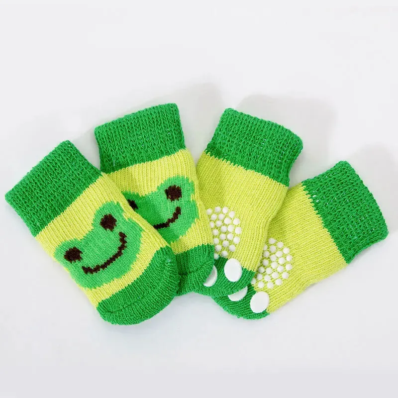 Socks for dogs 4pcs Anti Slip