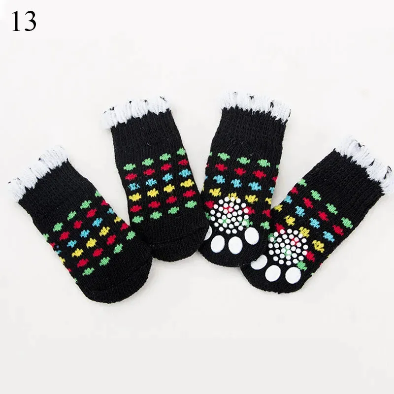 Socks for dogs 4pcs Anti Slip