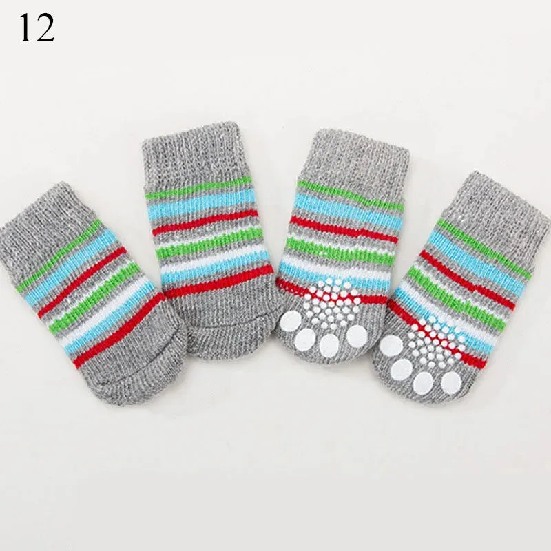 Socks for dogs 4pcs Anti Slip