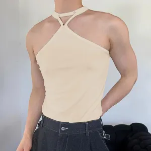 Tri-Point Halter Top