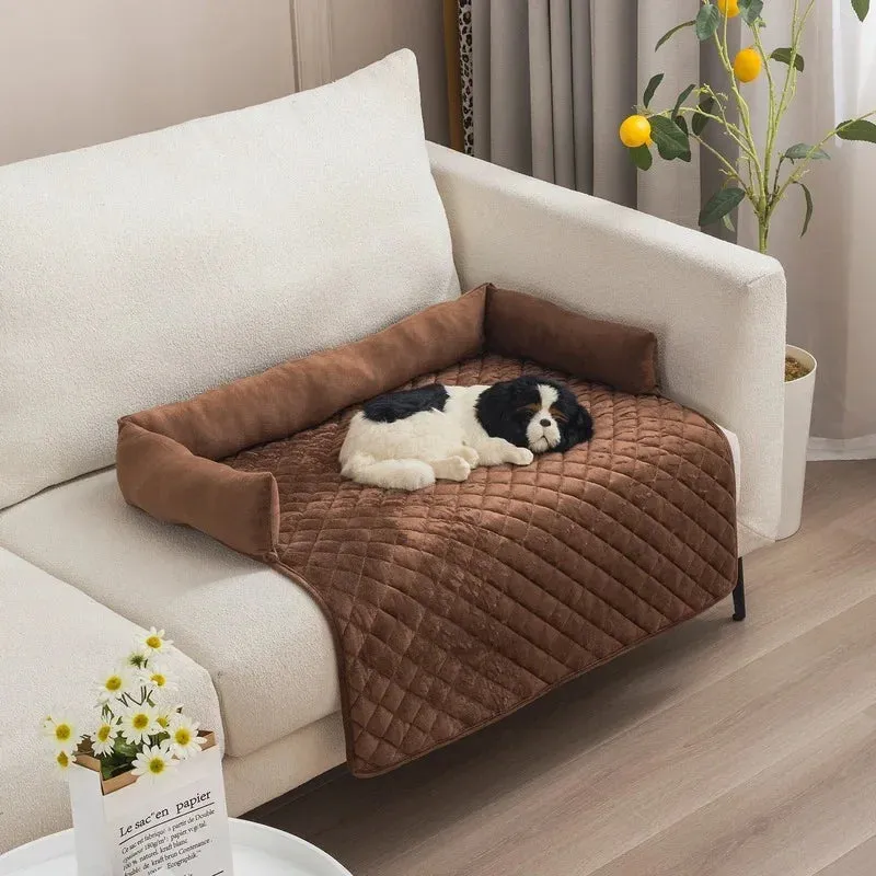 Velvet Pet Sofa Bed