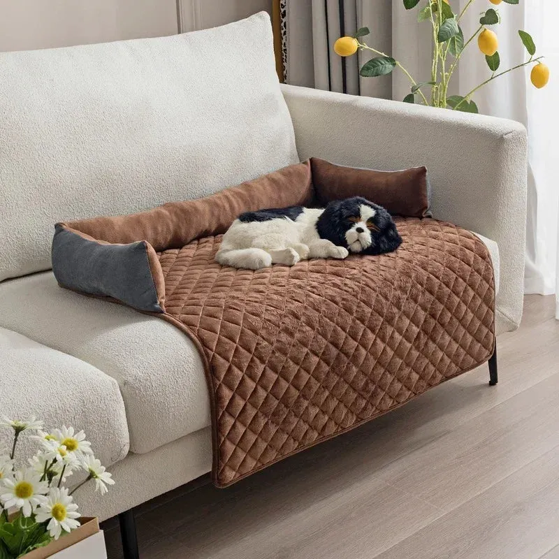 Velvet Pet Sofa Bed