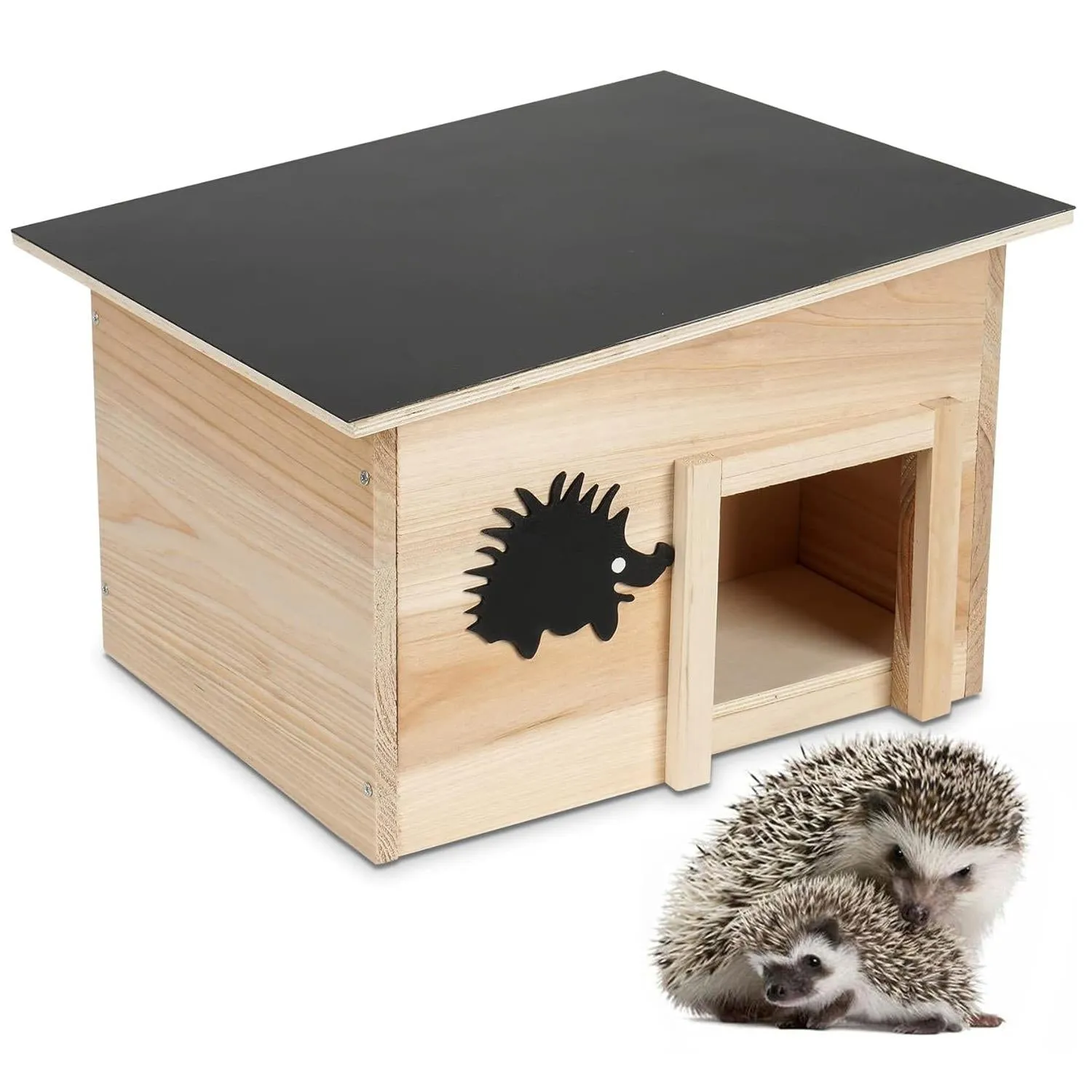 Wooden Hedgehog House