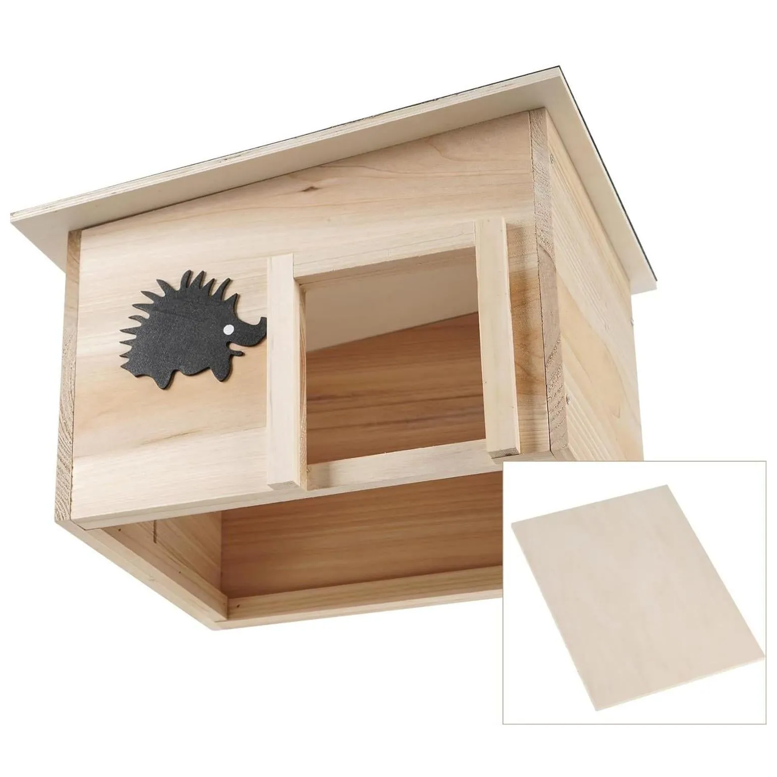 Wooden Hedgehog House