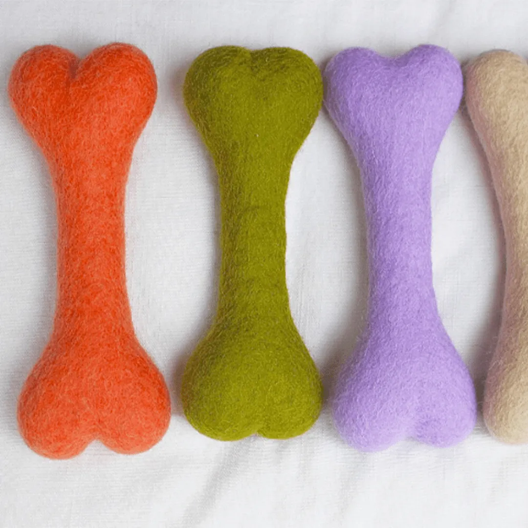 Wool Dog Bone Toy